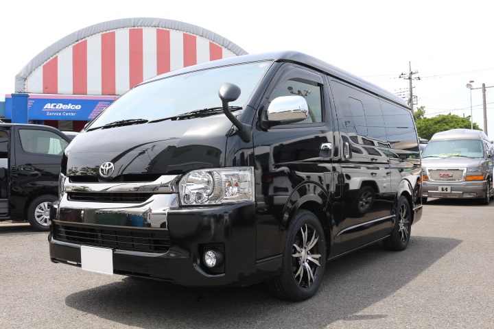 埼玉県在住のｋ様 ハイエース ダークプライム ２ ７ｇ ４ｗｄ ７人乗り 7 3 0系ハイエース専門店 Stealth ステルス 0系 ハイエースのコンプリートカー新車販売